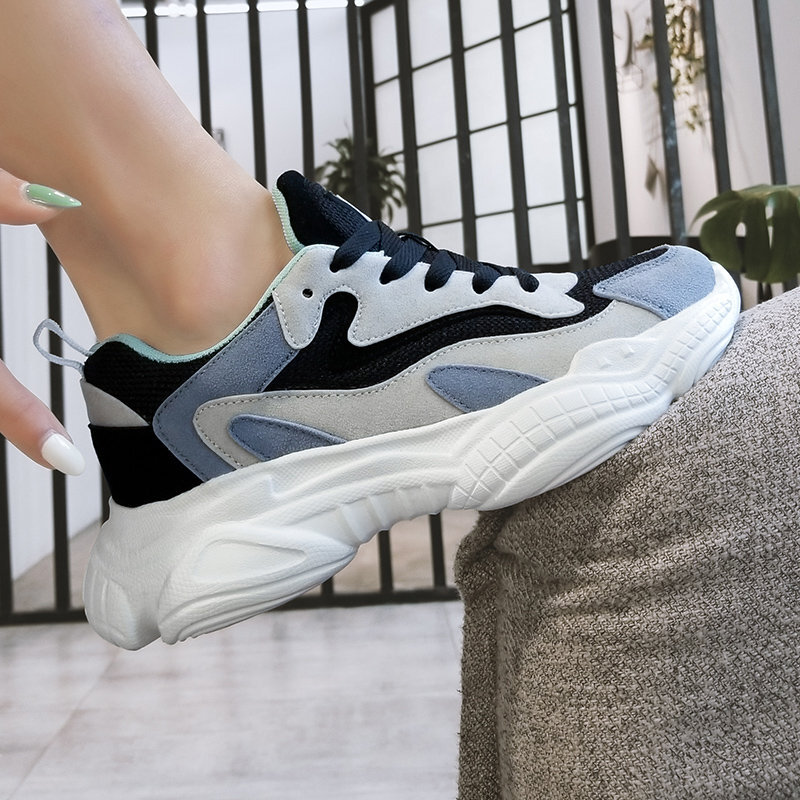 women's breathable dad sneakers