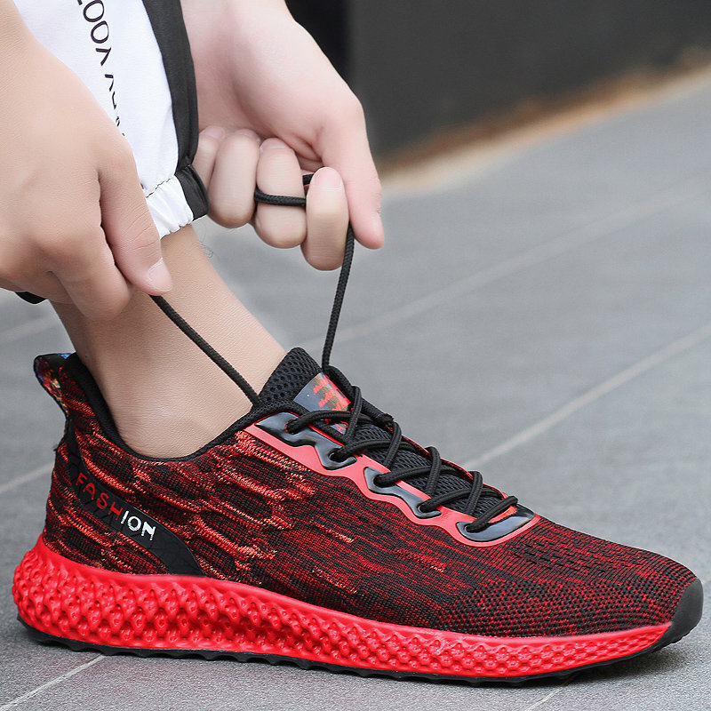 running in flat shoes