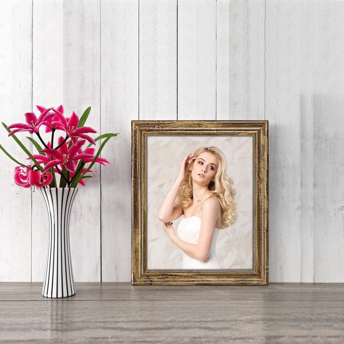 Best NUOLAN 8x10 Picture Frame Farmhouse Rustic Brown Wood ...