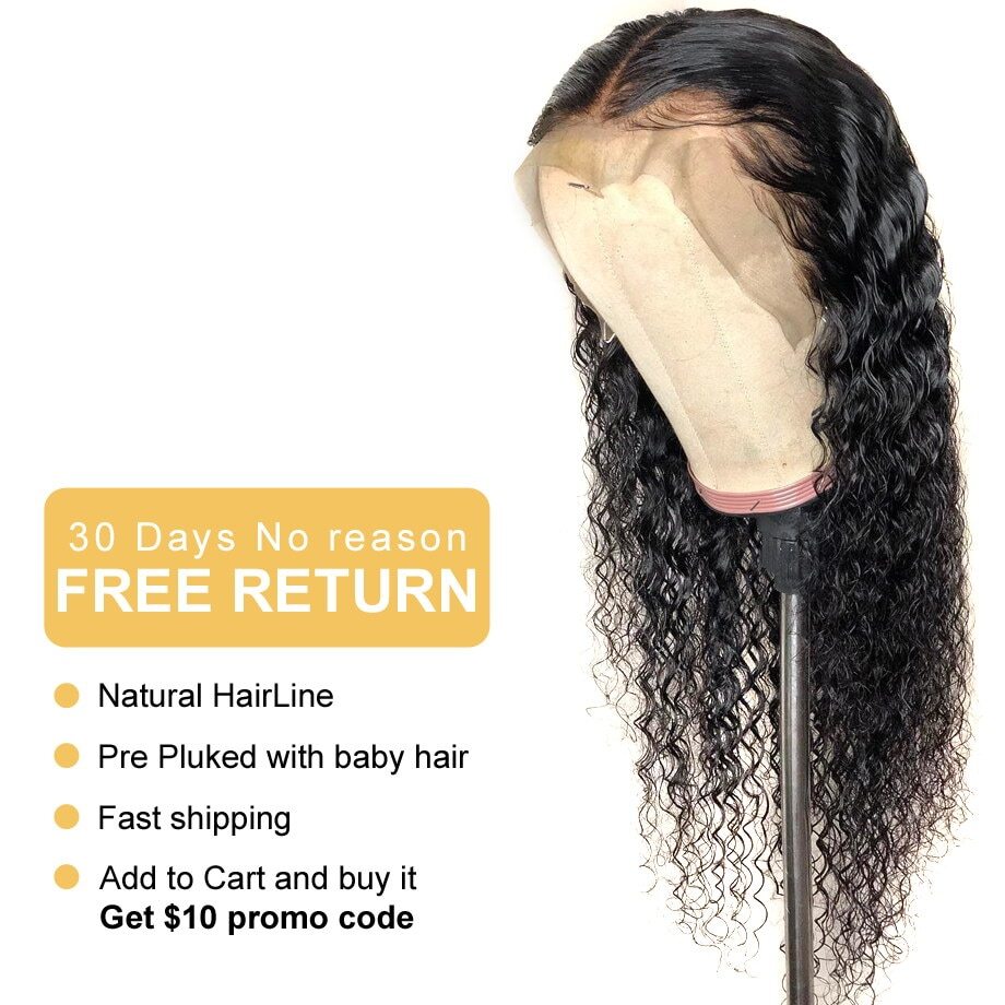 Goldenwigs curly Lace front wig with pre-plucked hairline for black women with Short bob wig for everyday wear Goldenwigs water wave wig short curly Lace front wig with pre-plucked hairline for black women with Short bob wig for everyday wear