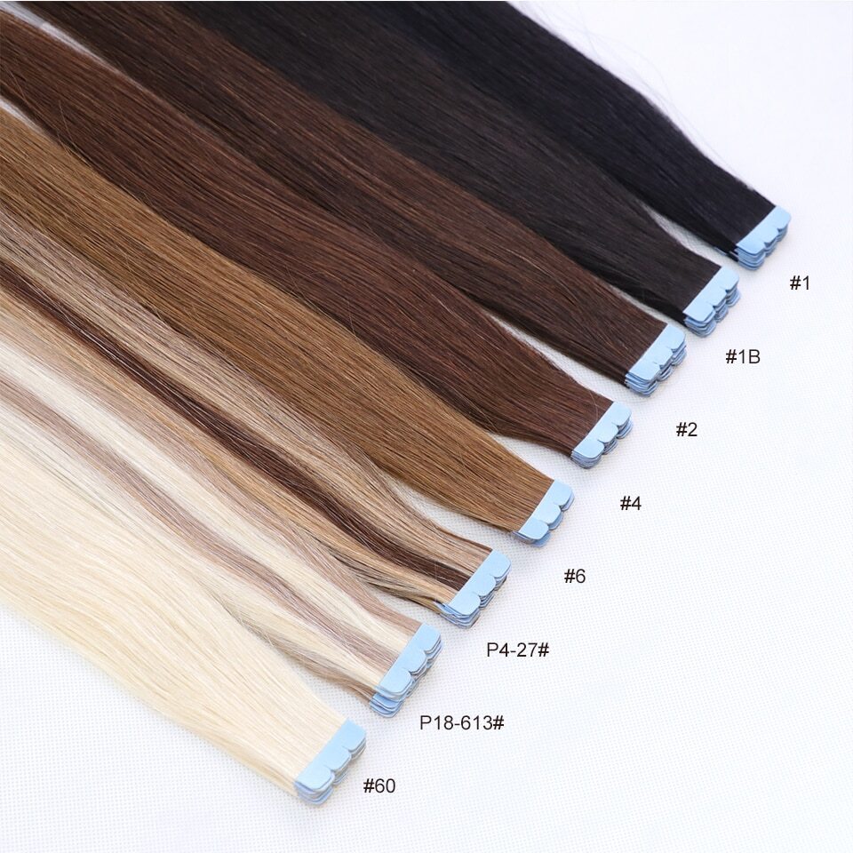 Mini Tape in Hair Extensions Micro Interface Tape Machine Remy 100% Human Hair Extensions 3x0.8 cm Adhesive Invisible Mini Tape in Hair Extensions Micro Interface Tape Machine Remy 100% Human Hair Extensions 3x0.8 cm Adhesive Invisible