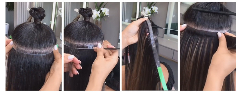 Injected Tape In Hair Extensions Invisible Long Tape PU Weft Human Hair Bundles Real Natural Hair Seamless & Glueless Thick Ends Injected Tape In Hair Extensions Invisible Long Tape PU Weft Human Hair Bundles Real Natural Hair Seamless & Glueless Thick Ends