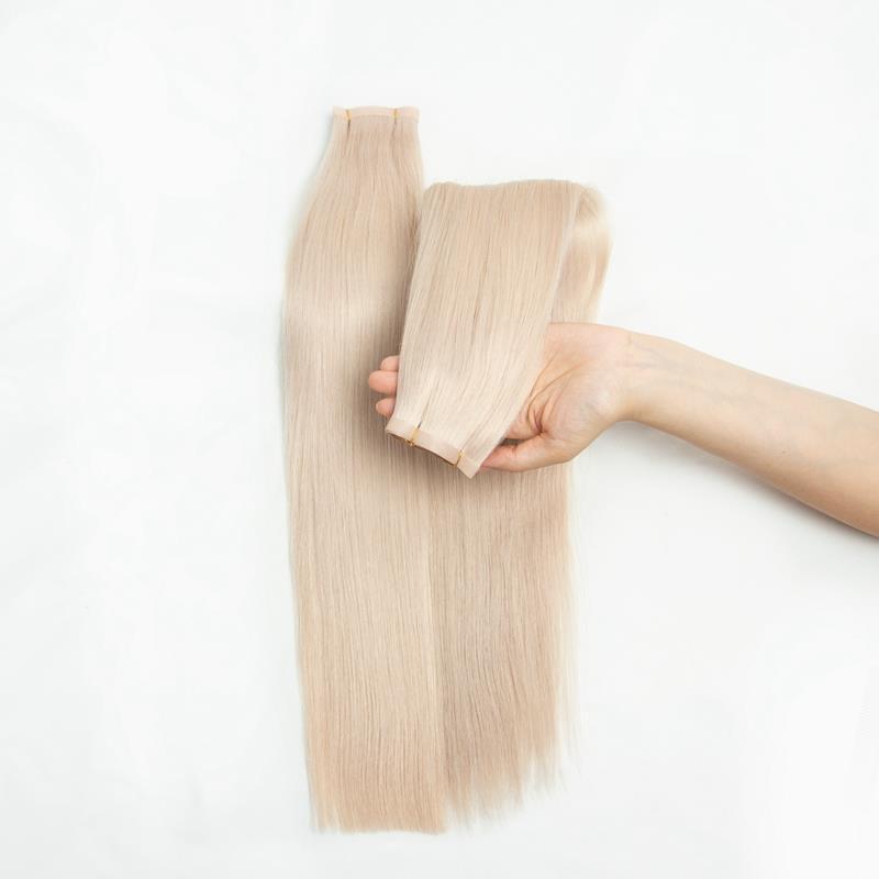 Injected Tape In Hair Extensions Invisible Long Tape PU Weft Human Hair Bundles Real Natural Hair Seamless & Glueless Thick Ends Injected Tape In Hair Extensions Invisible Long Tape PU Weft Human Hair Bundles Real Natural Hair Seamless & Glueless Thick Ends