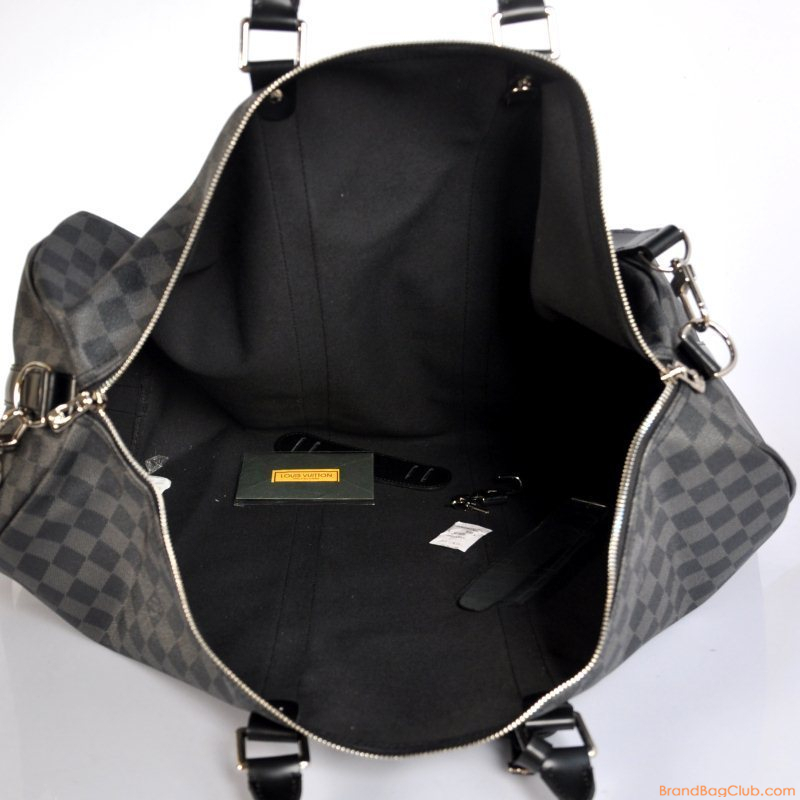 Louis Vuitton NEW Virgil Black SilverTravel Weekender Men's Women's Duffle  Bag