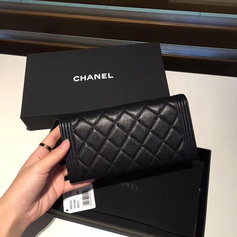 Chanel boy wallet chanel black caviar wallet womens vintage chanel wallet coco chanel classic ...