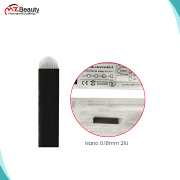 Dia 0.18 mm 21U Nano blades microblading needles MZ Beauty tattoo needle