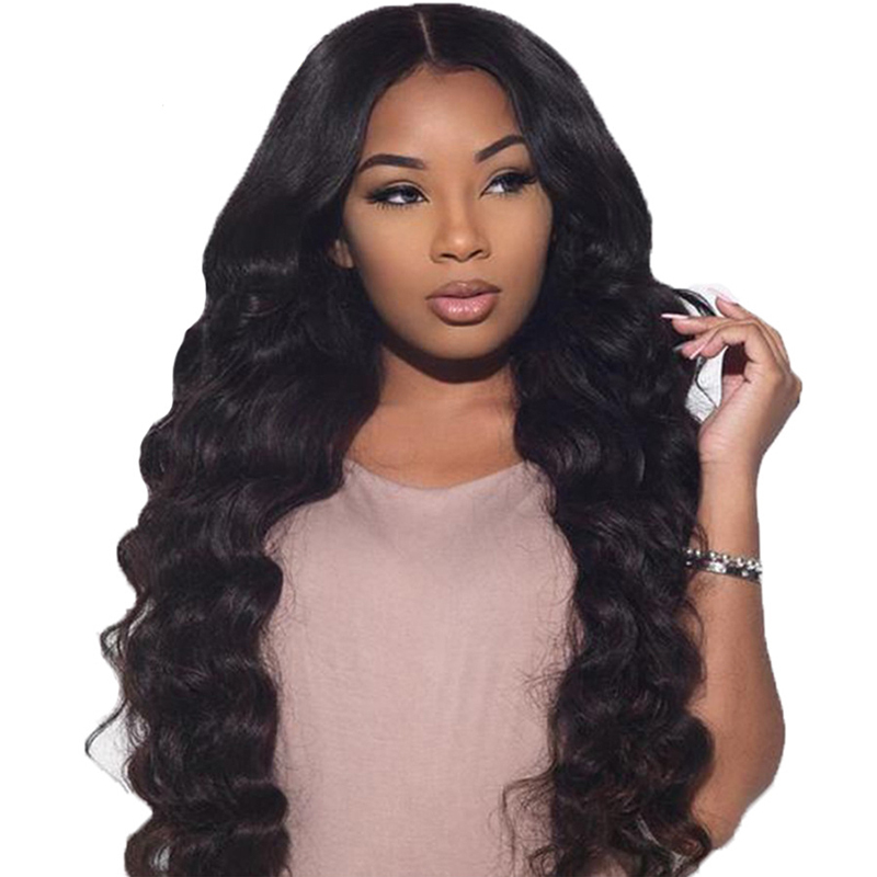 360 Lace Frontal Wig Pre Plucked With Baby Hair Brazilian Body Wave Wig