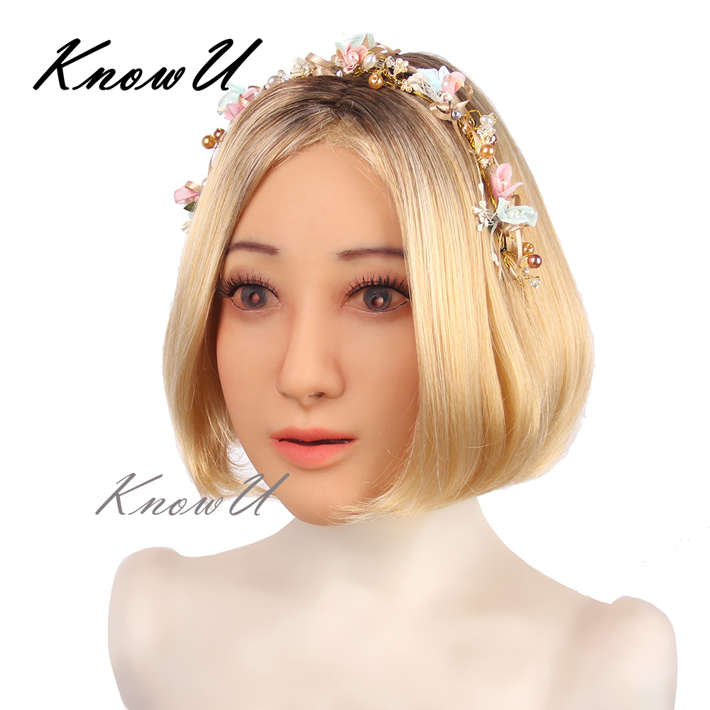Knowu Crossdresser Transvestite Mtf Realistic Silicone Female Masks