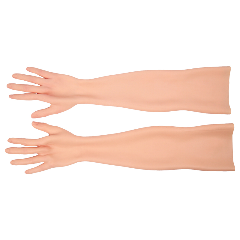 Yuewen Silicone Female Glove Touch Soft Realistic Skin Texture for Crossdresser Drag Queen Male to Female 