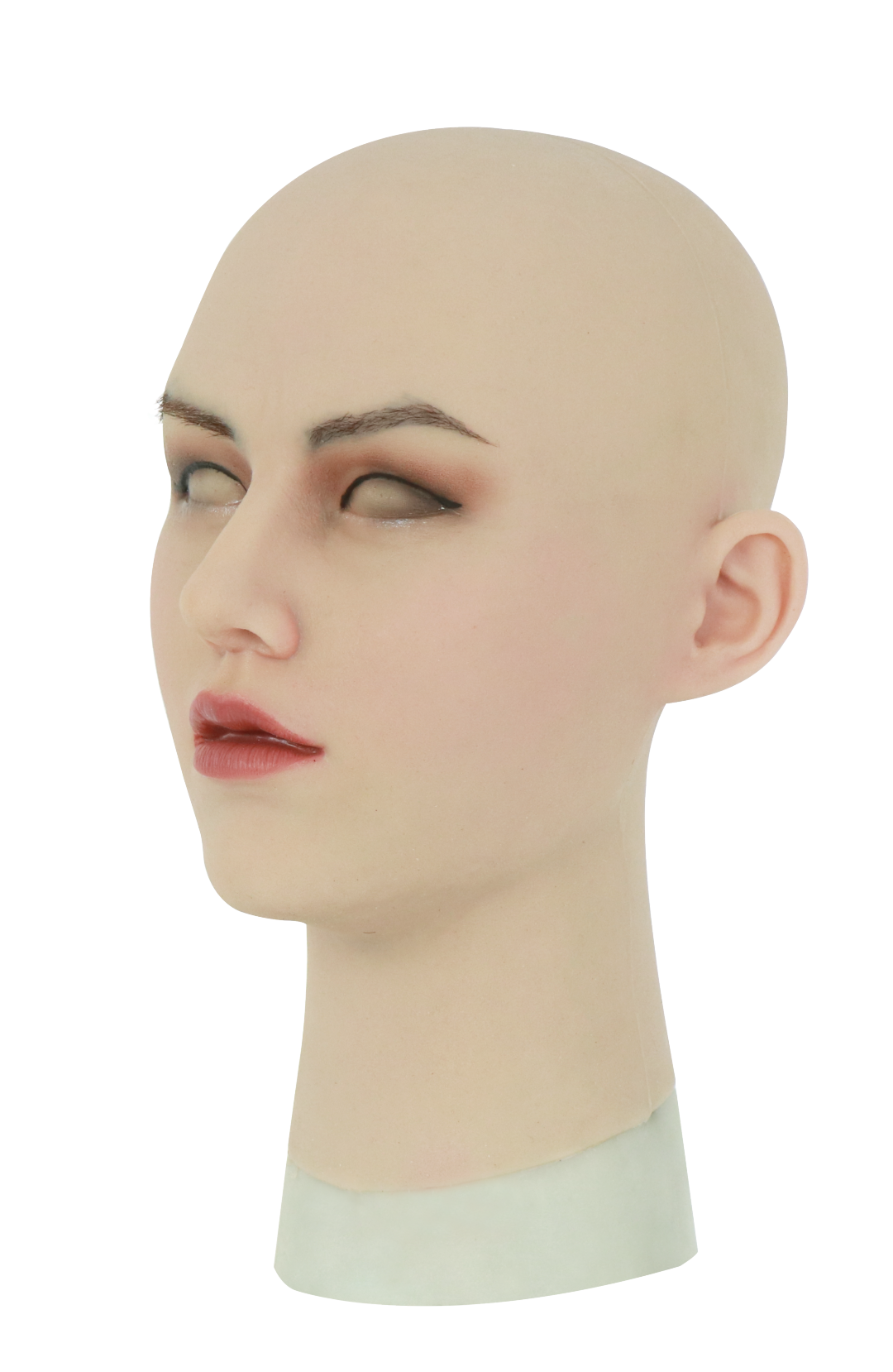AVI Realistic Silicone Full Head Mask For Men – Halloween Crossdresser Costume, Size Medium, Personalizable