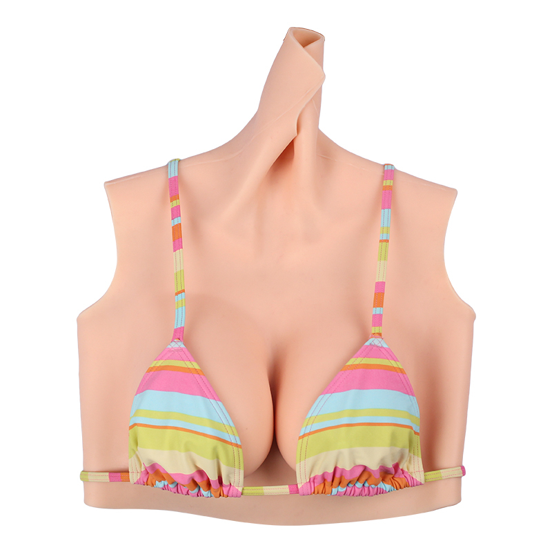 Silicone Breast Forms C/D/E/G Cup Crossdresser Halfbody Drag Queen Trans  Suit