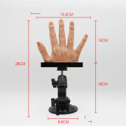 Beige Color Practice Hand for Nails Manicure Training Nail Artwork Display