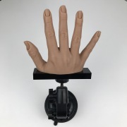 Beige Color Practice Hand for Nails Manicure Training Nail Artwork Display