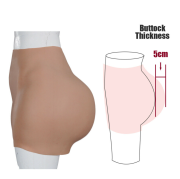 KnowU Silicone Panty Thick Hip Pad Full Hip Pants Sexy Buttocks For Cosplay Transgender