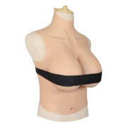 KnowU Silicone Breast I Cup Fake Boobs Half Body Big Boobs Cosplay Transgender