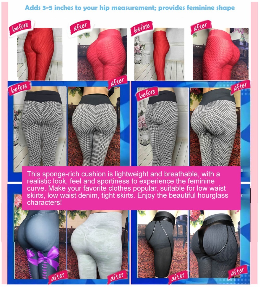 Hip Pad Women Panties Briefs Hip And Butt Pads Bum Butt Hip Up Enhancer 2PS