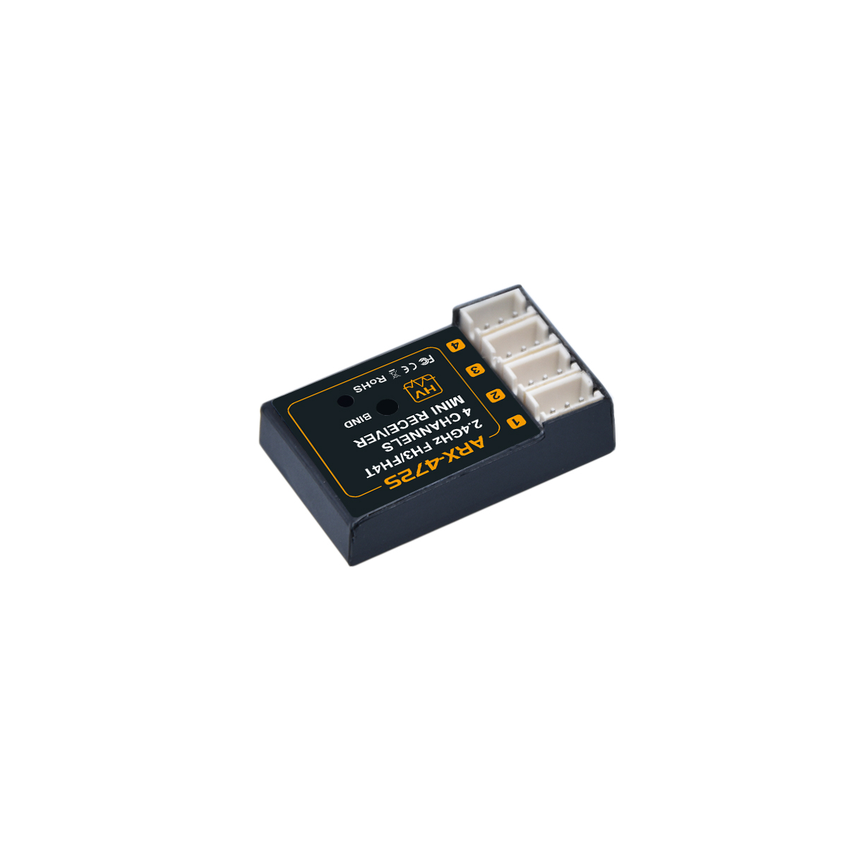 Micro Size HV 2.4GHz Full 4CH FH 3 FH 4T Sanwa Compatible Mini Z Car Receiver ARX 472S