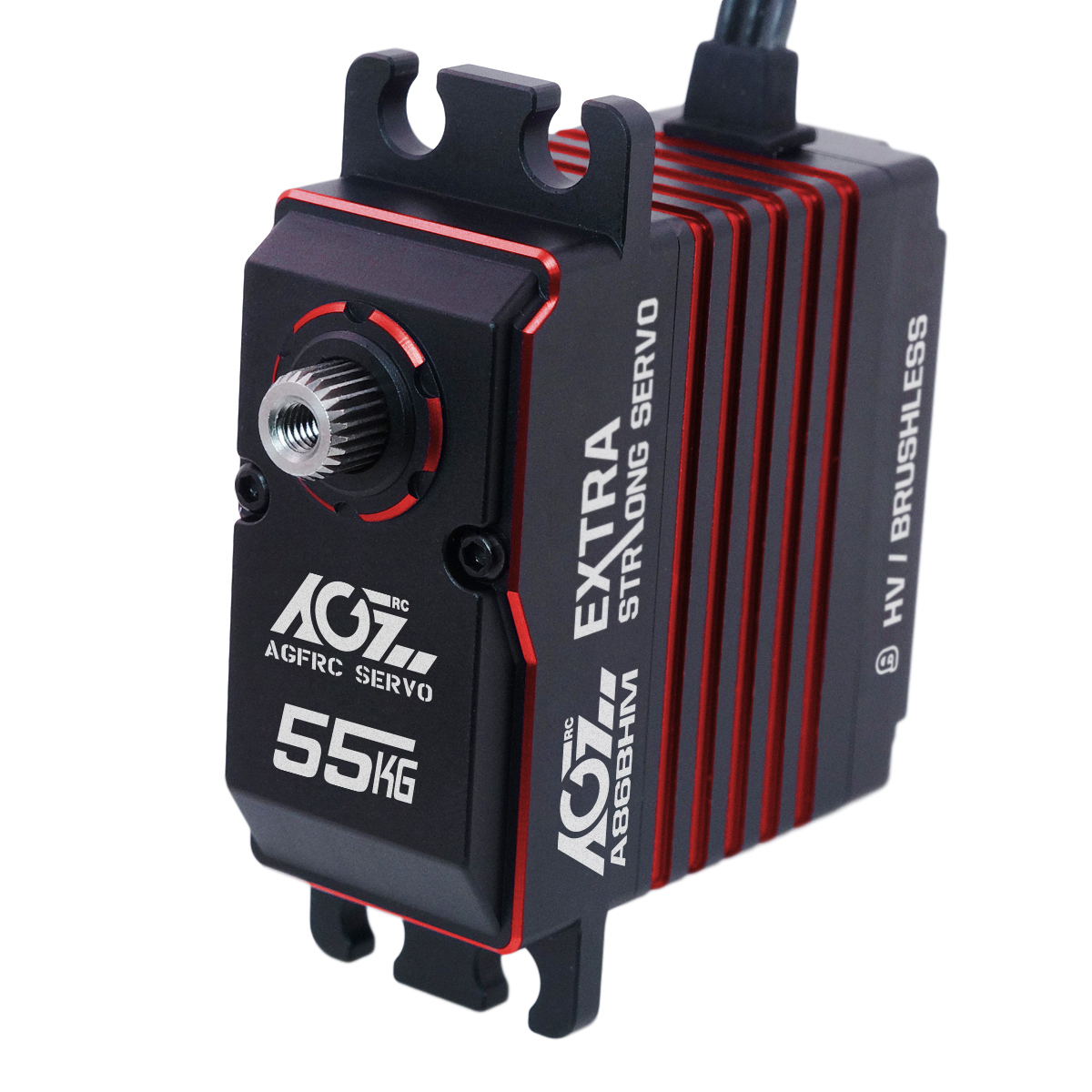AGFRC 55KG High Torque Programmable Standard Brushless RC Servo