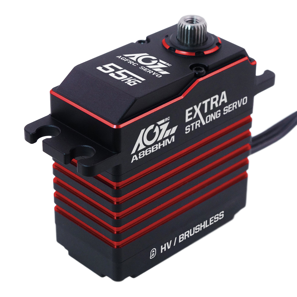 AGFRC 55KG High Torque Programmable Standard Brushless RC Servo