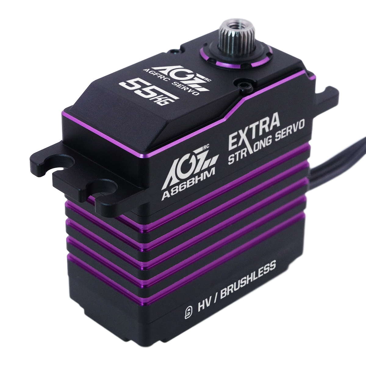 AGFRC 55KG High Torque Programmable Standard Brushless RC Servo
