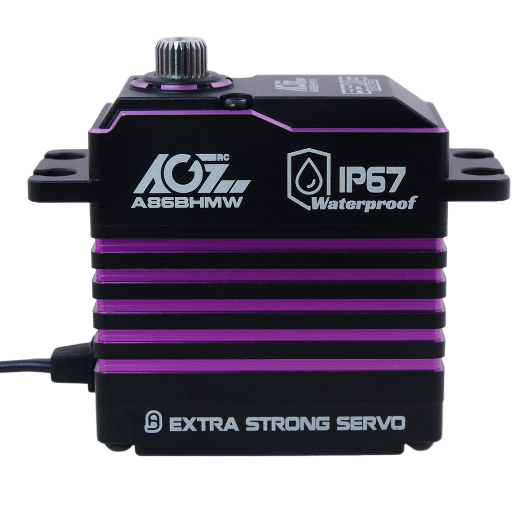 AGFRC 55KG High Torque Waterproof Programmable Brushless RC Servo