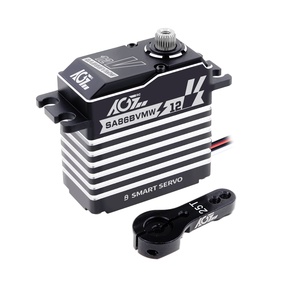 AGFRC 55KG High Torque Waterproof Programmable Brushless RC Servo