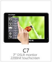 Andycine C7 7 INCH Ultra Bright 2200nit Touchscreen 3D LUT Camera DSLR