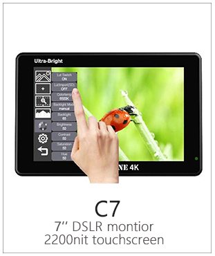 Andycine C7 7 INCH Ultra Bright 2200nit Touchscreen 3D LUT Camera 