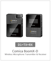 Comica BoomX-D 2.4G Digital 1-Trigger-2 Wireless Microphone Comica BoomX-D 2.4G Digital 1-Trigger-2 Wireless Microphone