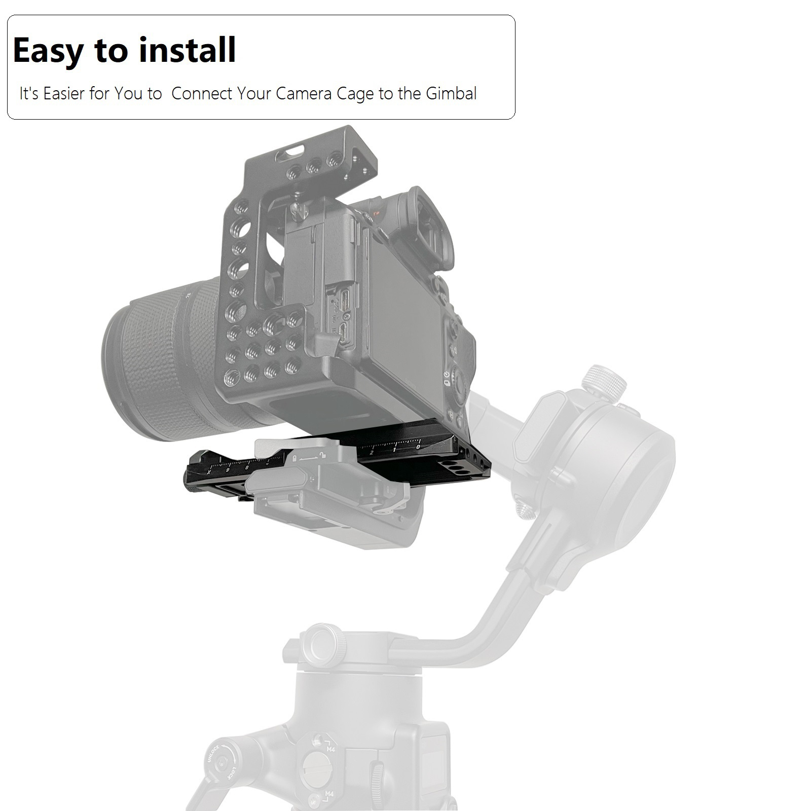 Pince Arca Haoge CP-40 - Compatible DJI Ronin S/SC, Zhiyun Crane, Weebill S, Manfrotto - Dégagement Rapide Pour Stabilisateurs Et Trépieds