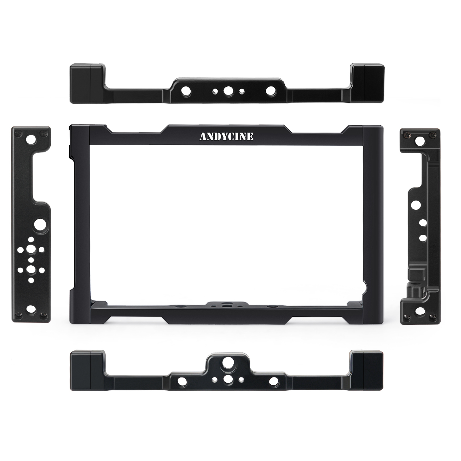 ANDYCINE Monitor Cage with HDMI Cable Clamp for ANDYCINE C6 C6S and FEELWORLD LUT6 LUT6S 