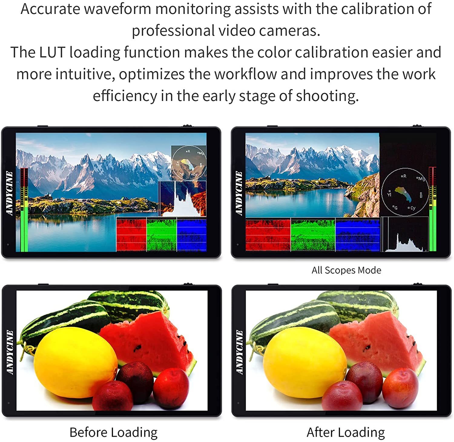 ANDYCINE C7 Lite 7 Inch 40K/60p Touch Screen DSLR Camera Field