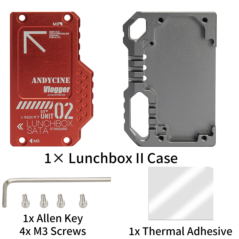 Vlogger LUNCHBOX II (SSD組み込み作業済み) ANDYCINE_LunchBox_II_Magnalium
