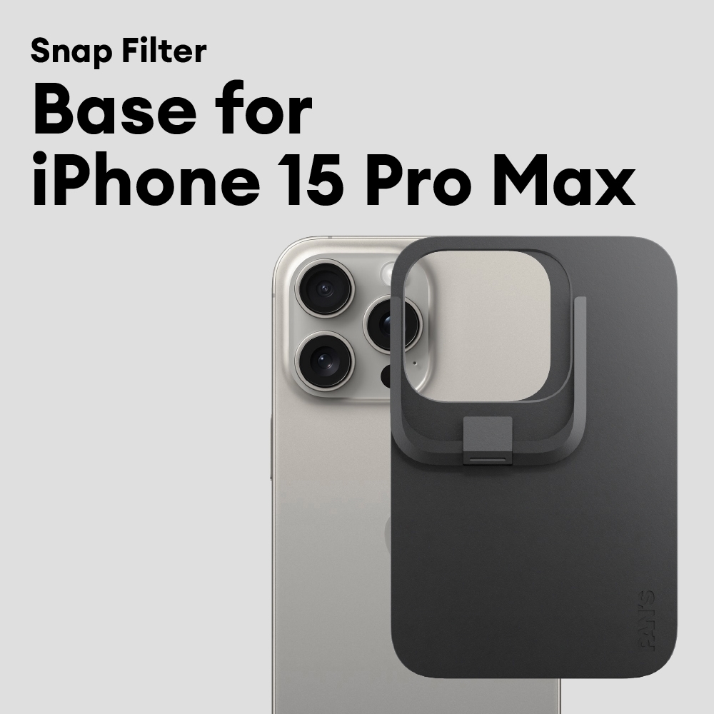 【国内配送】 Magsafe Snap Pan's Filter,ND Filter Mist Set,Black Filter スマートフォン本体
