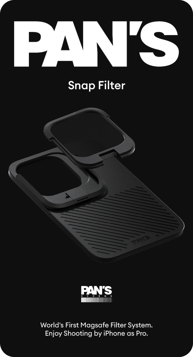 【特別訳あり特価】 Pan's Snap Magsafe Filter,ND Filter Set,Black Mist Filter スマートフォン本体
