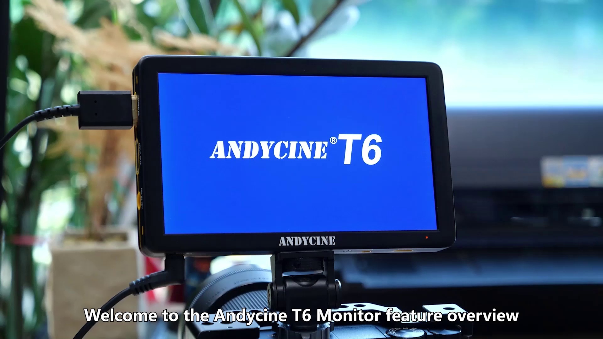 ANDYCINE T6 6inch DSLR Video Monitor 1920x1080 Durable Aluminum Shell On Camera 4K HDMI Monitor with All Waveform,3D Lut