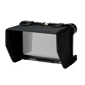 ANDYCINE Monitor Cage for Shinobi II & Shinobi GO with Foldable Sunhood Built-in Cold Shoe, 1/4" and 3/8" Thread Holes, No Interface Blocking & Quick Release