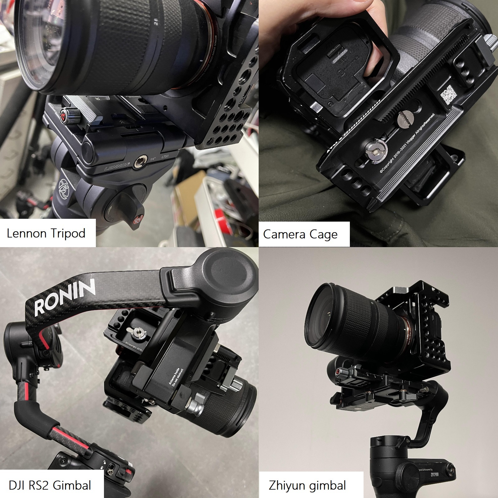 Haoge CP-40 DSLR and Mirrorless Quick Release Clamp for Arca-Type Standard Conversion Heighten Riser Compatible with DJI Ronin S/SC ZHIYUN Crane Series Weebill S Gimbal Manfrotto Tripod Ball Head 