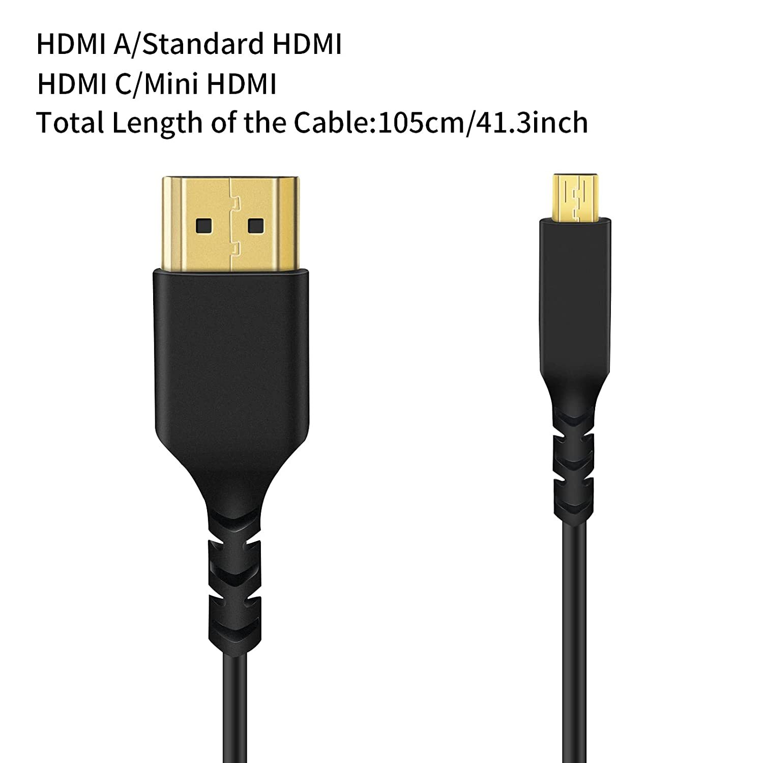 Mini HDMI (Type C) Male to Micro HDMI (Type D) Female Adapter