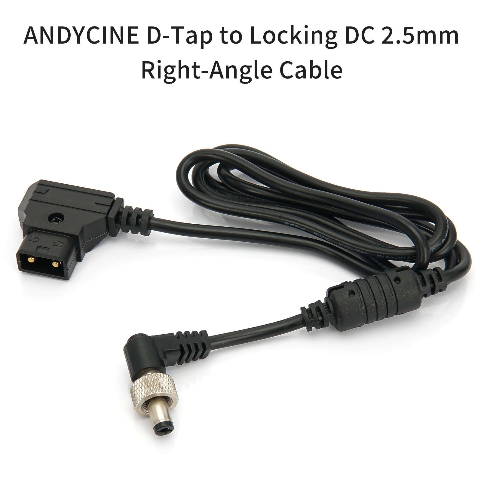 ANDYCINE D-Tap to Locking DC 2.5mm Right-Angle Cable