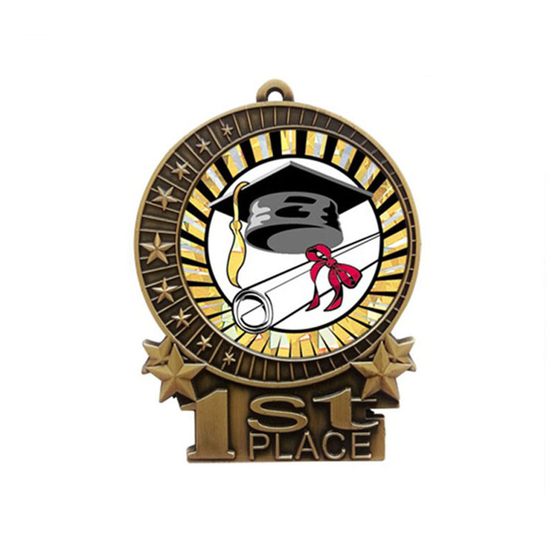 creat your own cheap medals and trophies ultrathin plastic gold reading medals for school medal