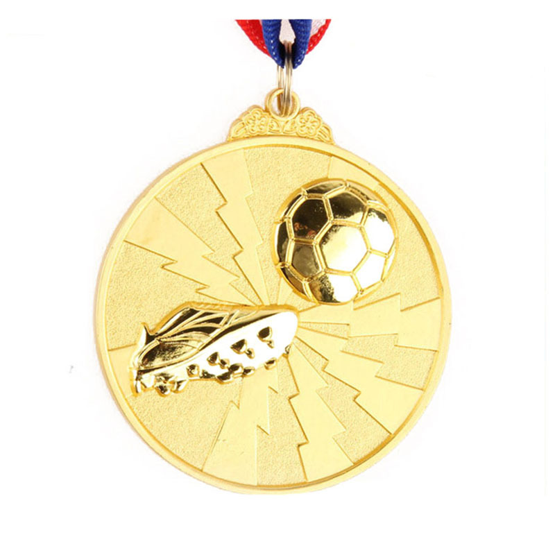 custom cheap zinc alloy metal award medal baseball football soccer tropies sports medals for