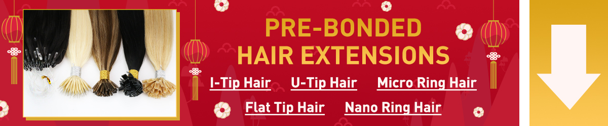 Pre Bonded Seamless Keratin Hair Extensions