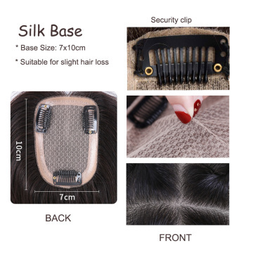 Hair Toppers for Women - 7x10 Silk Base Natural Loooking for Hair Loss ...