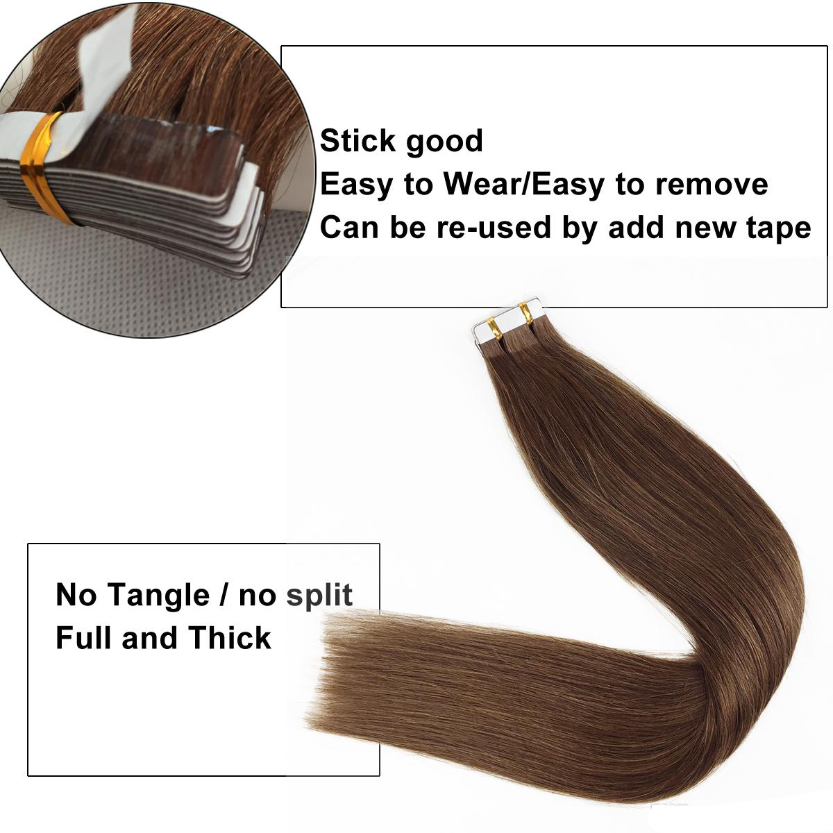 Weft Human Hair Extensions - Brazilian Remy Tape In Hair Weft Human Hair Extensions - Brazilian Remy Tape In Hair Weft Human Hair Extensions