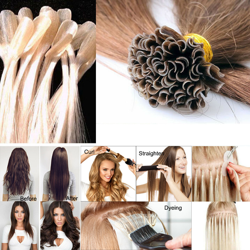 U Tip/Nail Tip Hair Extensions - Pre Bonded Invisible Soft Hair Extensions 50strands 50g U Tip/Nail Tip Hair Extensions - Pre Bonded Invisible Soft Hair Extensions 50strands 50g 