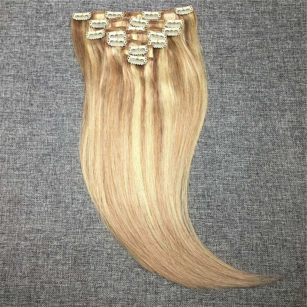 Clip in Human Hair Extensions- 70G 7Pcs 16 Clips Human Hair Extensions  Clip in Human Hair Extensions- 70G 7Pcs 16 Clips Human Hair Extensions  clip in hair,clip in extensions,human hair bundles,Ultra-Invisible Real Hair Extensions Clip on Human Hair