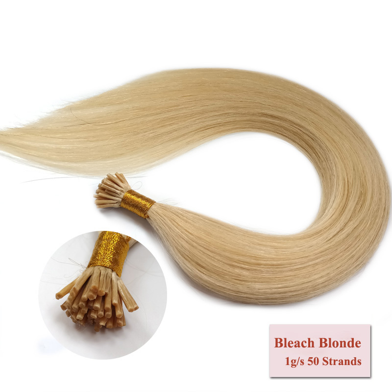 I Tip Hair Extension Human Hair - Pre Bonded Seamless Keratin Hair Extensions 50 Strands/Pack I Tip Hair Extension Human Hair - Pre Bonded Seamless Keratin Hair Extensions 50 Strands/Pack 