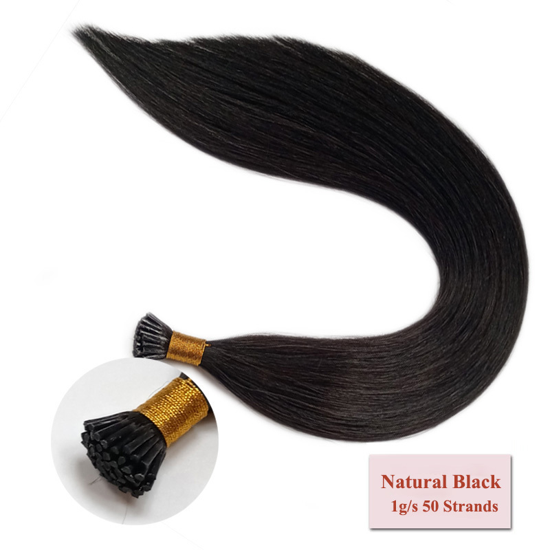 I Tip Hair Extension Human Hair - Pre Bonded Seamless Keratin Hair Extensions 50 Strands/Pack I Tip Hair Extension Human Hair - Pre Bonded Seamless Keratin Hair Extensions 50 Strands/Pack 