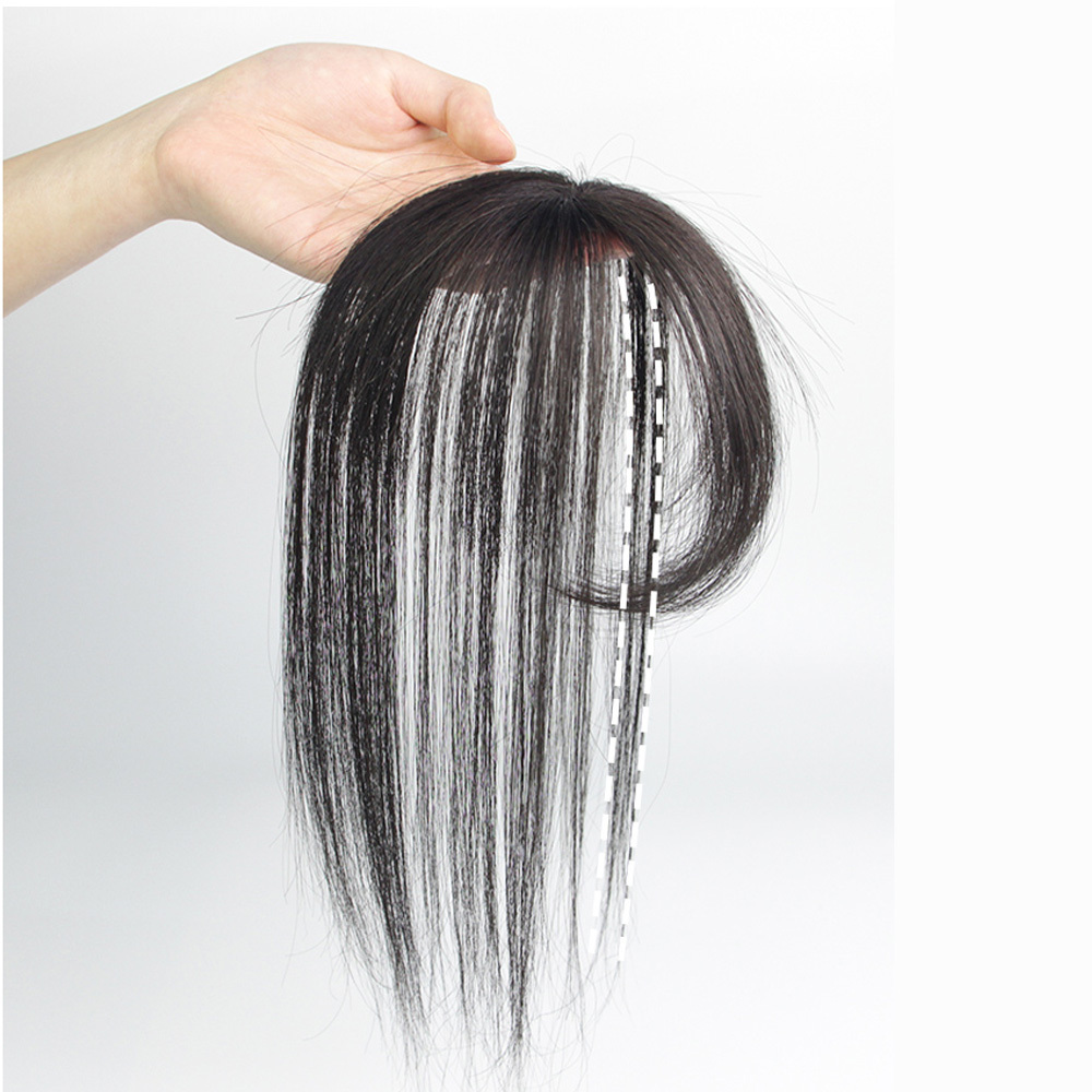 Clip In Bangs One Piece Fringe with Temple 3D Topper Bangs for Women 1 Pieces Straight Air Bangs  Bangs Hair Clip in Bangs Wispy Bangs French Bangs Fringe with Temples bangs hair clip human hair extensions,hair toppers for women,hairpieces,One-piece hair extension,Clip in bangs